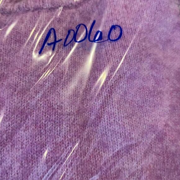 Elodie Wool Blend Crew Neck Split Hem Wide Sleeved Sweater Oversized Small - Picture 11 of 11